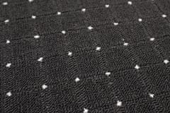 Kusový koberec Udinese antracit guľatý 300x300 (priemer) kruh