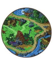Vopi Detský kusový koberec Dino kruh 67x67 (priemer) kruh