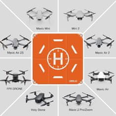 YUNIQUE GREEN-CLEAN Drone Landing Pad,50cm(19”) Portatile Universale Pieghevole Veloce Helipad Tappeto di atterraggio per DJI Air 2S / Mavic Mini 2 / Mavic Air 2 / Mavic 2 /FIMI X8SE /DJI FPV Drone