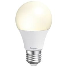 HAMA Inteligentná žiarovka SMART WiFi LED E27, 10 W, biela, stmievateľná