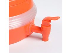 commshop Skladací kanister na vodu 3,5 l - oranžový