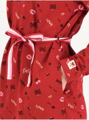 Šaty na denné nosenie pre ženy Blutsgeschwister - červená XS