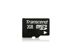 Transcend 2GB microSD pamäťová karta (bez adaptéra)