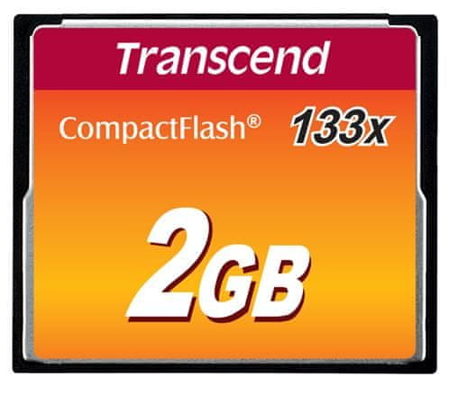 Transcend 2GB CF (133X) pamäťová karta (MLC)