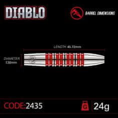 Winmau Šípky Steel Diablo - Torpedo - 24g