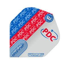 Winmau Letky Prism Zeta - PDC - Red, Blue & White W6915.322