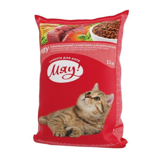 My Love MIAU Granule pre dospelé mačky s mäsom 11 kg