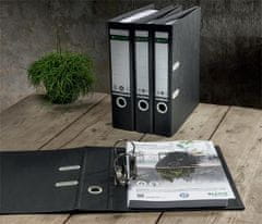 LEITZ Zakladač pákový "180 Recycle", čierna, 80 mm, A4, kartón, 10180095