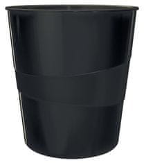 LEITZ Odpadkový kôš "Recycle", čierna, 15 litrov, 53280095