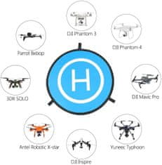 YUNIQUE GREEN-CLEAN Drone Landing Pad, 75 cm skladacia vodotesná pristávacia plocha drona pre DJI Phantom 2/3/4/4 PRO, DJI Inspire1/2, DJI Mavic PRO, 3Dr Solo Drone