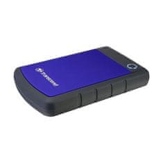 Transcend 4TB StoreJet 25H3B, 2.5”, USB 3.0 (3.1 Gen 1) Externý Anti-Shock disk, tenký profil, čierno/modrý