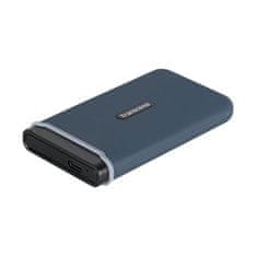 Transcend ESD370C 250 GB USB 3.1 Gen2 (USB-C) Externý Anti-Shock SSD disk (3D TLC), 1050 MB/R, 950 MB/W, modrý