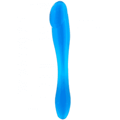 Seven Creations Obojstranný modrý masturbátor Penis Probe