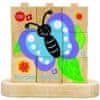 Od húsenice po motýľ - skladacie puzzle