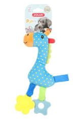 Zolux Hračka pes PUPPY Rio Žirafa plyš modrá