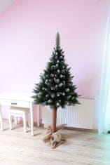 nabbi Vianočný stromček na pni Christee 6 160 cm - zelená