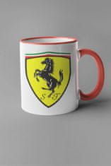 Superpotlac Šálka s logom auta Ferrari, Zelená