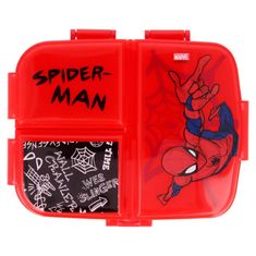 Stor Box na desiatu Spiderman Urban Web delený XL