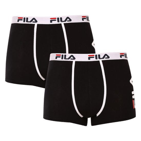 FILA 2PACK pánske boxerky čierne (FU5040/2-200)