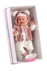 Llorens 74070 NEW BORN - realistická bábika bábätko so zvukmi a mäkkým látkovým telom - 42 cm