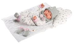Berbesa Novorodené dievčatko - realistická bábika s celovinylovým telom - 43 cm
