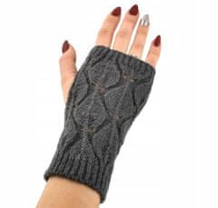 Iso Trade ISO 6412 Zimné rukavice na dotykové displeje 2v1 šedá