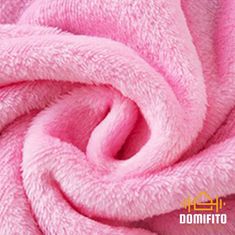 Domifito Mäkká deka, flanel, fleece, prehoz, ružová, 160x200 cm