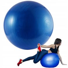 Wings Gymnastická lopta na jogu modrá 65cm