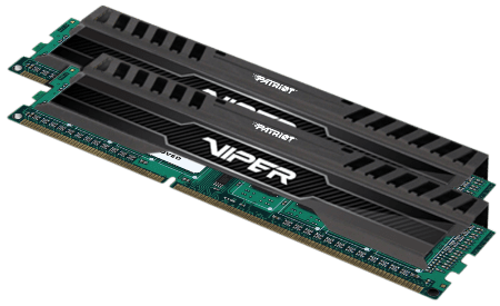 Patriot Viper 3/DDR3/16GB/1600MHz/CL9/2x8GB/Black