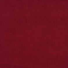 Vidaxl Kreslo vínovo-červené 60 cm zamat