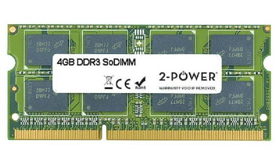 2-Power 4GB MultiSpeed 1066/1333/1600 MHz DDR3 SoDIMM 2Rx8 (1.5V / 1.35V) (DOŽIVOTNÁ ZÁRUKA)