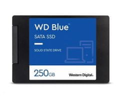 WD BLUE SSD 3D NAND S250G3B0A 250GB SA510 SATA/600 (R:555, W:440MB/s), 2.5"