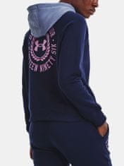 Under Armour Mikina Rival Fleece CB Hoodie-NVY L
