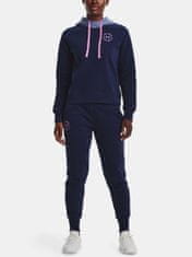 Under Armour Mikina Rival Fleece CB Hoodie-NVY L