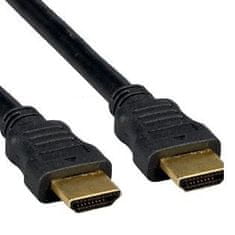 Gembird Kábel HDMI-HDMI 0,5m, 1.4, M/M tienený, pozlátené kontakty, čierny