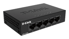 D-Link DGS-105GL Kovový 5-portový Gigabit stolný switch