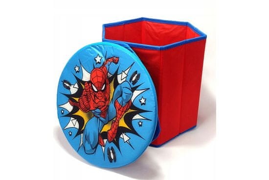MARVEL Úložný box na hračky s vekom - Spiderman