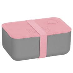 Paso Box na desiatu BeUniq pink/gray