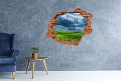 Wallmuralia.sk 19D diera na stenu Búrkové mraky 120x93 cm