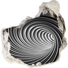 Wallmuralia.sk 3D diera nálepka Abstraktné vír 75x75 cm