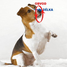Palkar Nylonový náhubok pre psov veľ. 4 30 cm x 11 cm čierno-modrá
