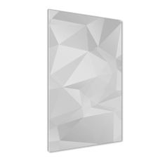 Wallmuralia.sk Vertikálny foto obraz sklenený Abstrakcie trojuholníky 70x140 cm 2 prívesky