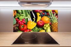Wallmuralia.sk Panel do kuchyne Zelenina a ovocie 100x50 cm
