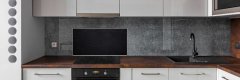 Wallmuralia.sk Panel do kuchyne Čierna tabuľa 100x50 cm