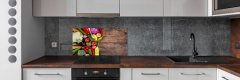 Wallmuralia.sk Sklenený panel do kuchyne Zelenina 100x50 cm