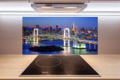 Wallmuralia.sk Dekoračný panel sklo Most v Tokio 100x70 cm