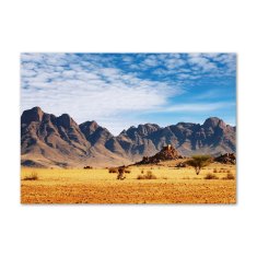 Wallmuralia.sk Foto obraz akrylový na stenu Skaly v Namíbii 100x50 cm 2 prívesky