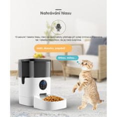 SYMPLEE DU4L-K automatický dávkovač krmiva pre psy a mačky, 4 l, notifikácia pomocou vášho hlasu