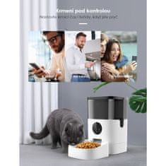 SYMPLEE DU4L-W šikovný dávkovač krmiva pre psy a mačky s ovládaním cez mobilnú aplikáciu, WiFi, 4l