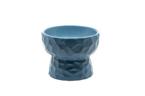 limaya vyvýšená keramická miska pre psy a mačky svetlo modrá 15,5 cm
